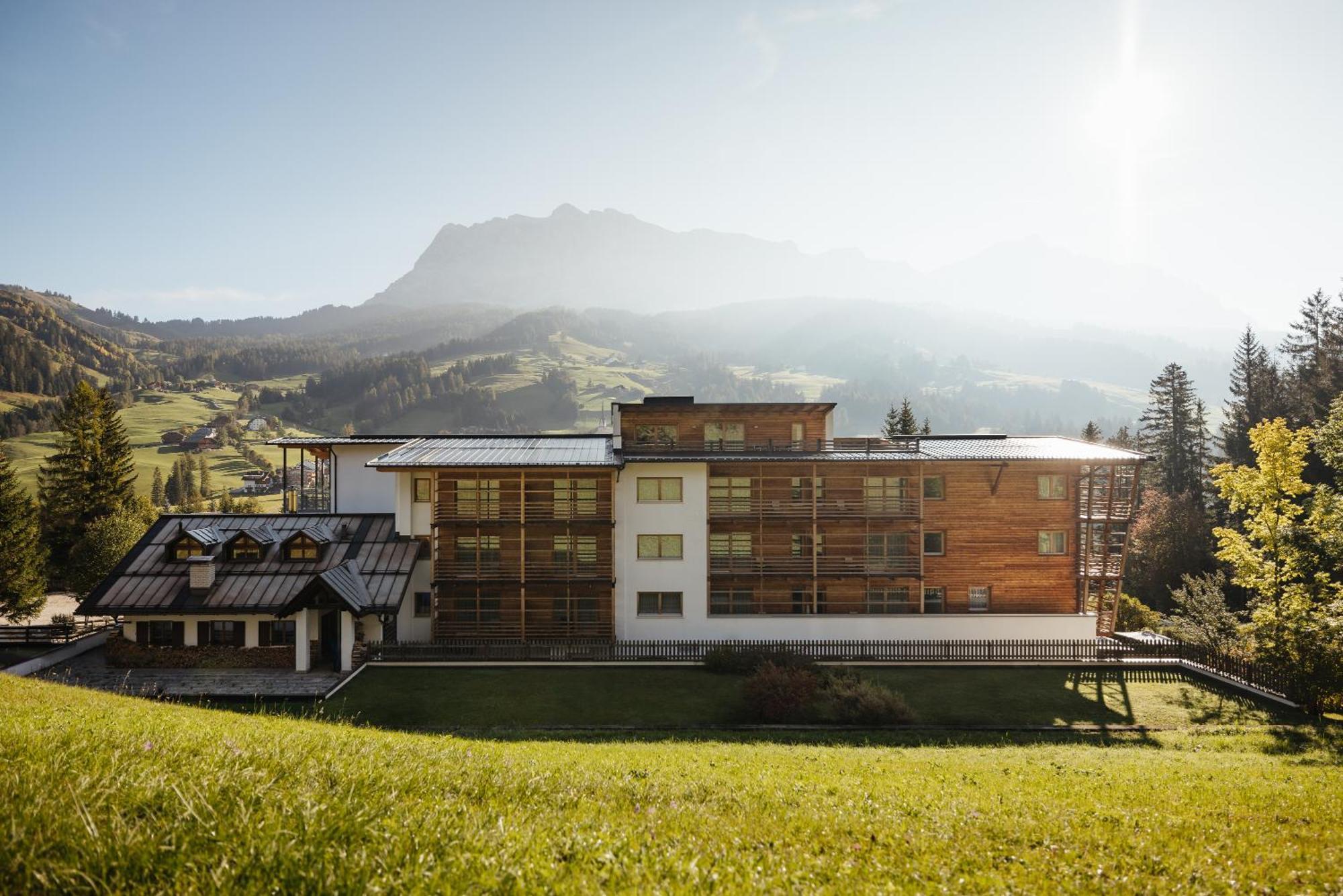 Hotel Melodia Del Bosco Abtei Exterior foto
